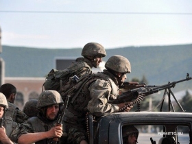 Грузинские военные. Фото: http://stoq.ru/